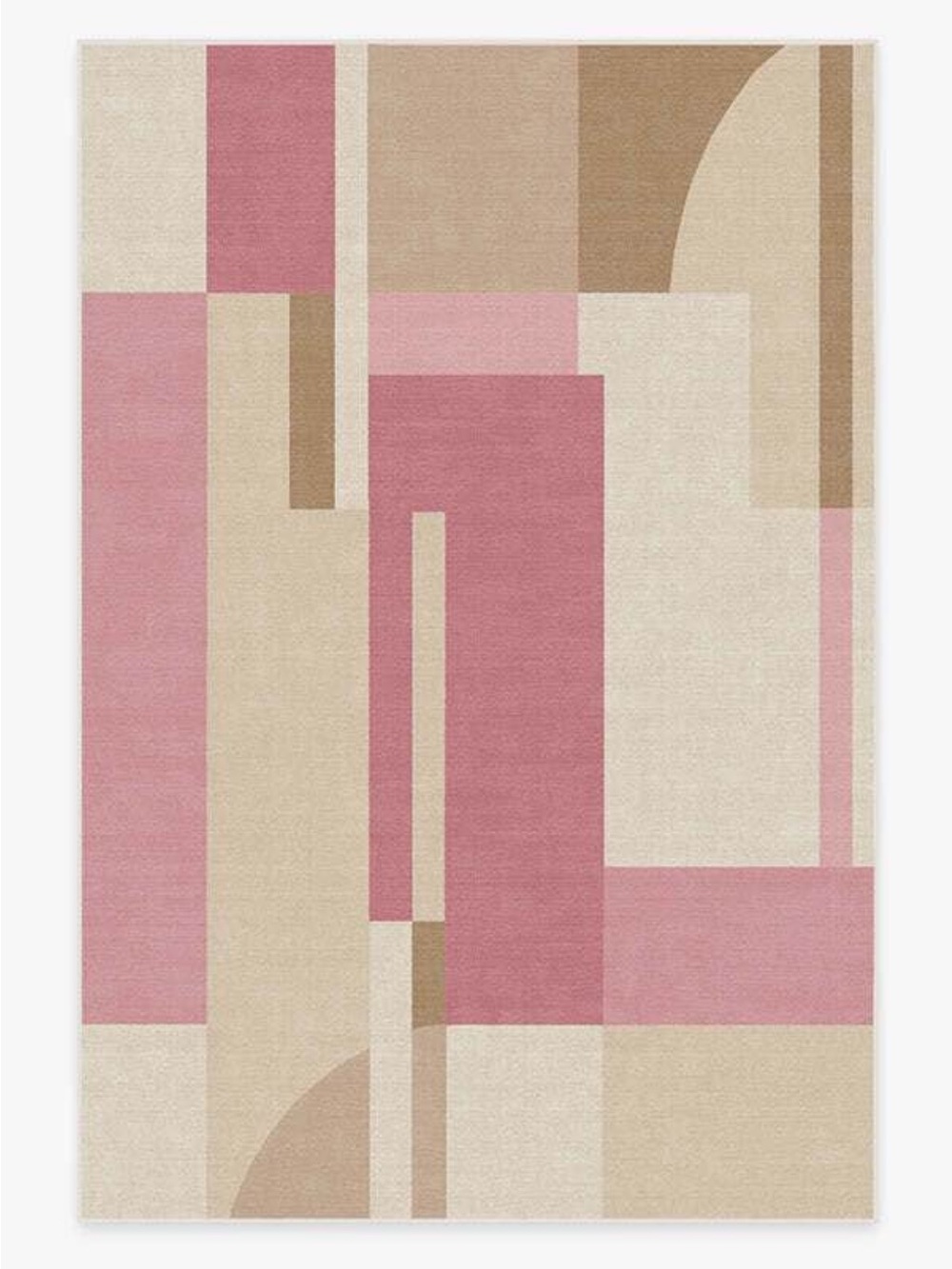 Ruggable pink modern rug